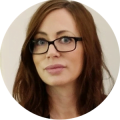 Porträtt på Johanna, medarbetare på Boardeaser